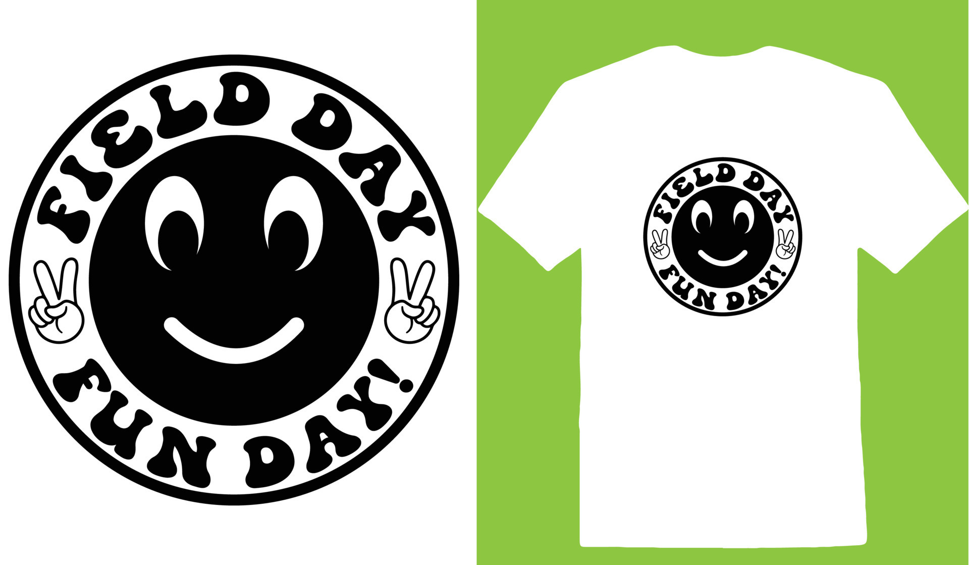 Field Day Fun Day Tshirt 24491794 Vector Art at Vecteezy