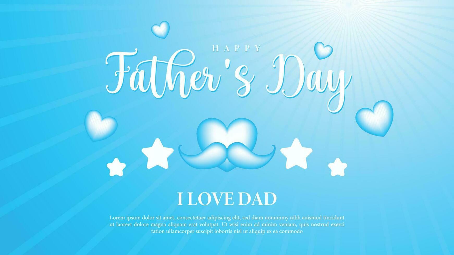 Happy fathers day calligraphy greeting card. Fathers Day vector lettering background