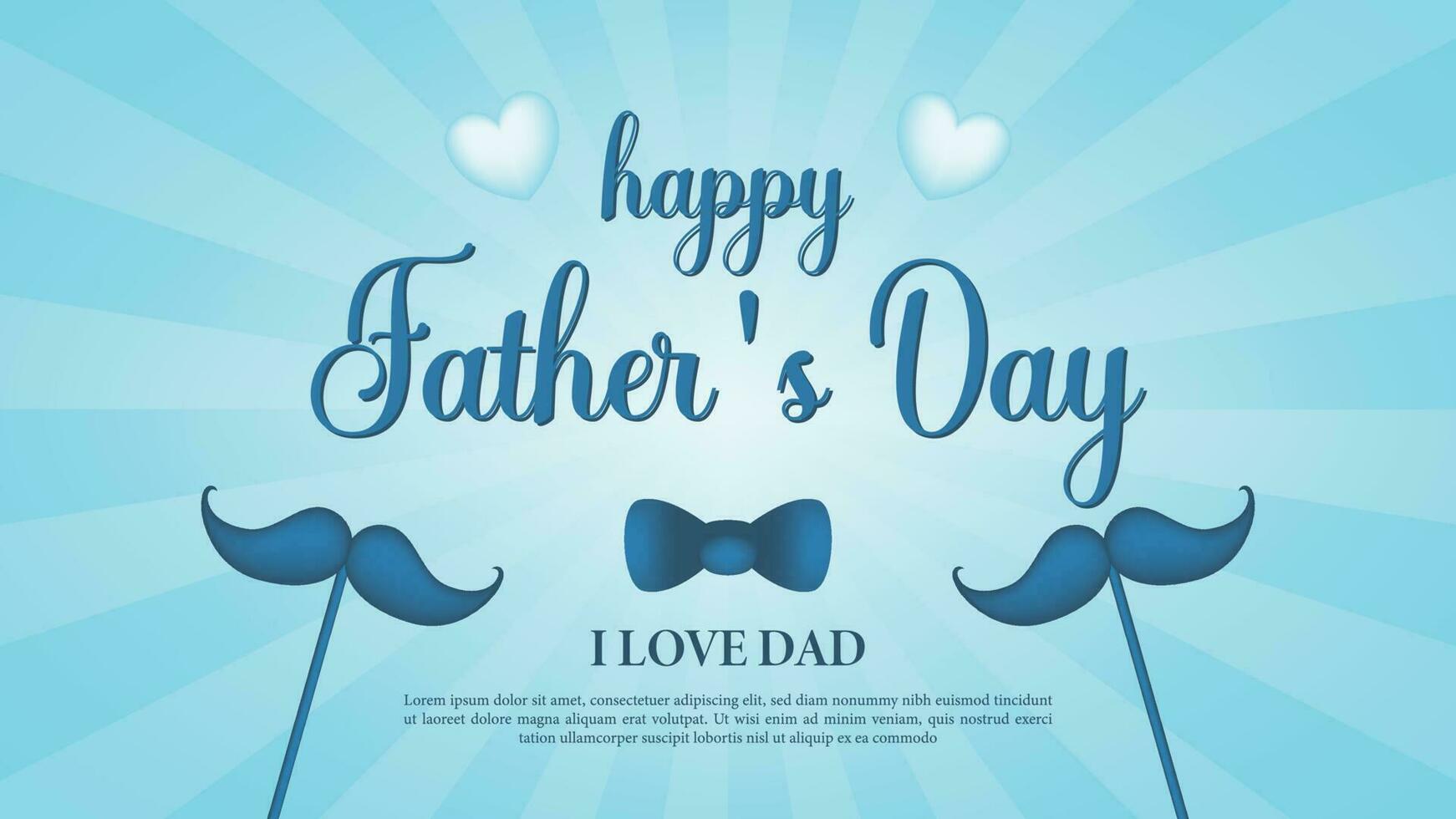 Happy fathers day calligraphy greeting card. Fathers Day vector lettering background