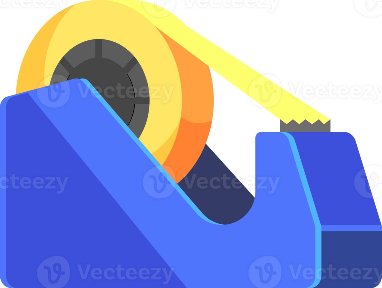 Blue tape dispenser 24492530 PNG