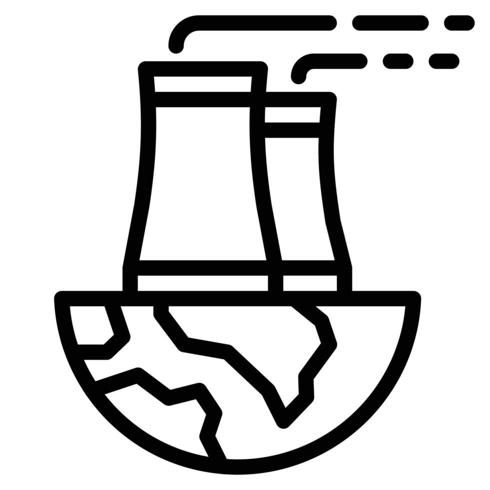 contaminación icono , salvar mundo , tierra eco vector