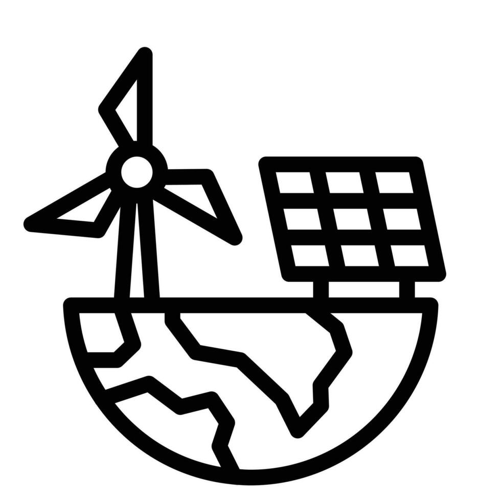 alternative power icon , save world , earth eco vector