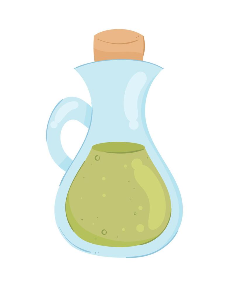 aceituna petróleo en tarro maceta icono vector