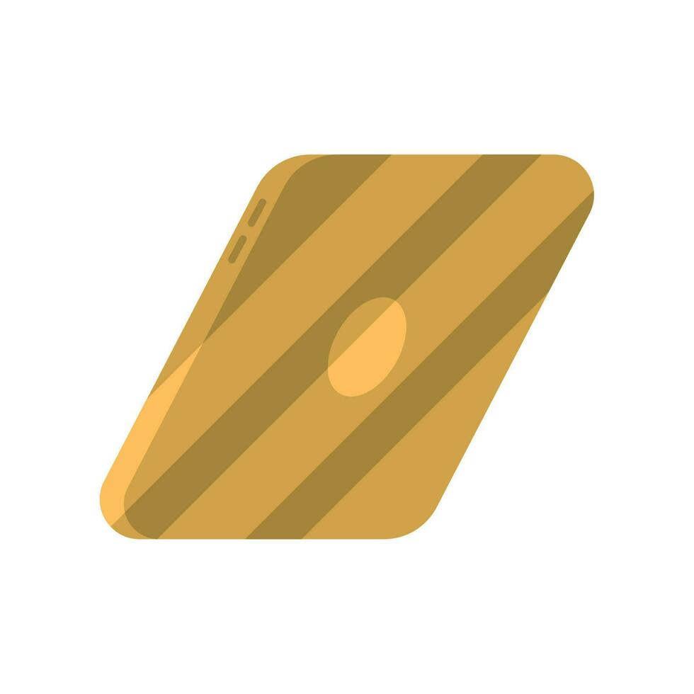 golden tablet device tech icon vector