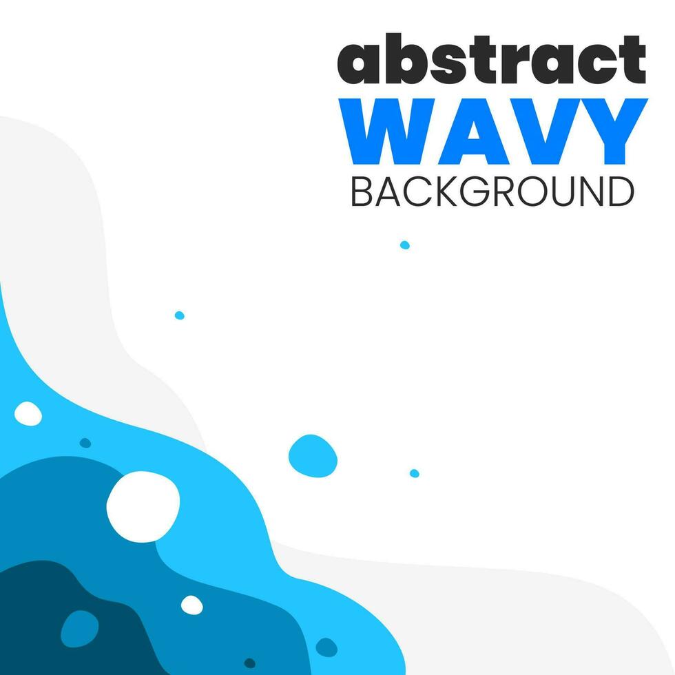 Minimalist wavy design template for banner, flyer, brochure. wavy banner template. Vector liquid shape. wavy vector design.