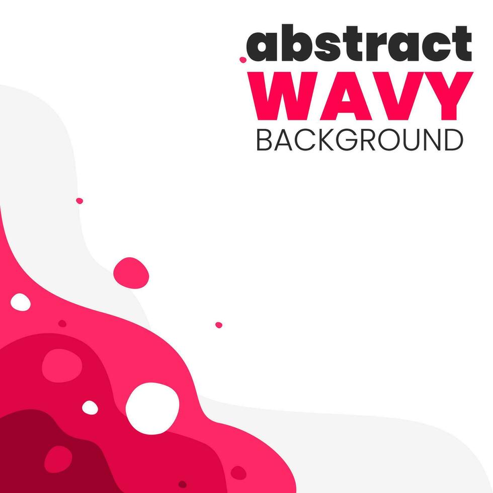 Minimalist wavy design template for banner, flyer, brochure. wavy banner template. Vector liquid shape. wavy vector design.