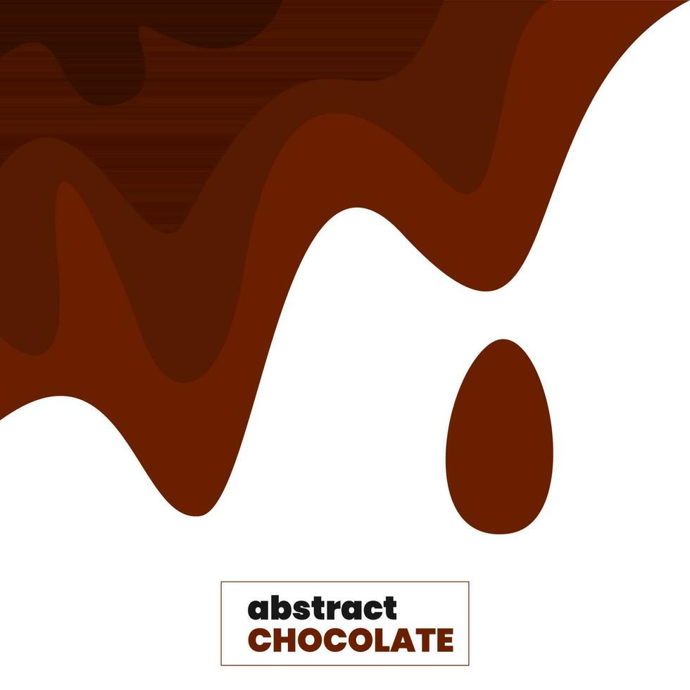 chocolates melted. choco melted. Chocolate wavy. flowing chocolate drop. vector