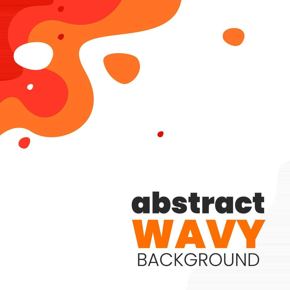 Minimalist wavy design template for banner, flyer, brochure. wavy banner template. Vector liquid shape. wavy vector design.