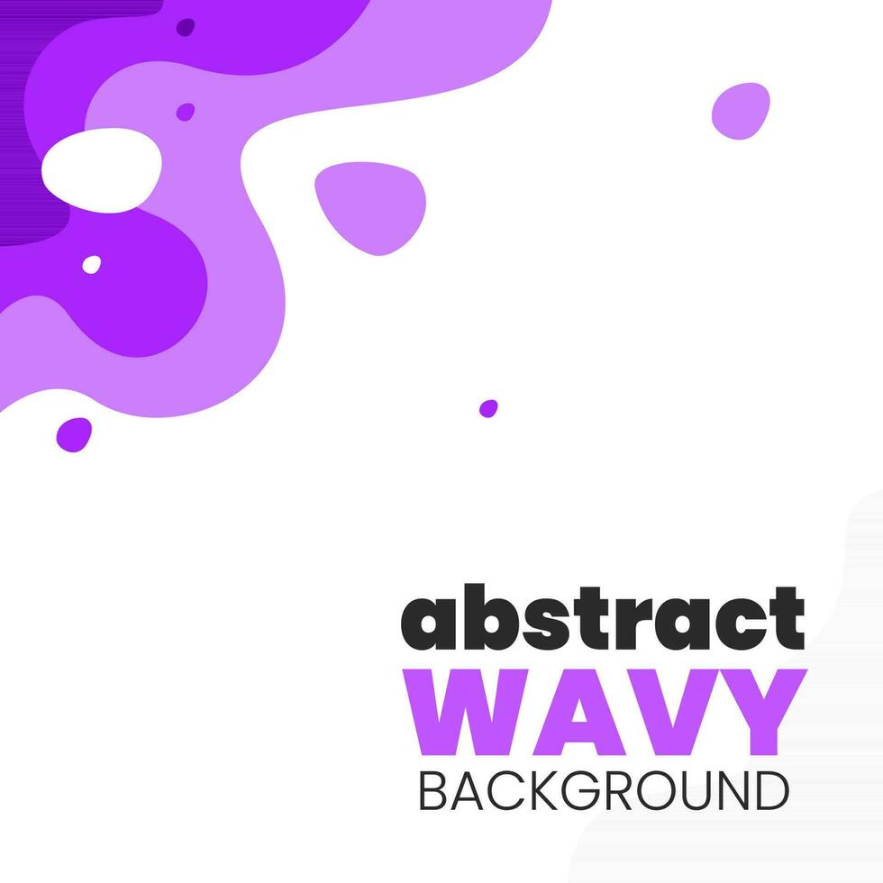 Minimalist wavy design template for banner, flyer, brochure. wavy banner template. Vector liquid shape. wavy vector design.