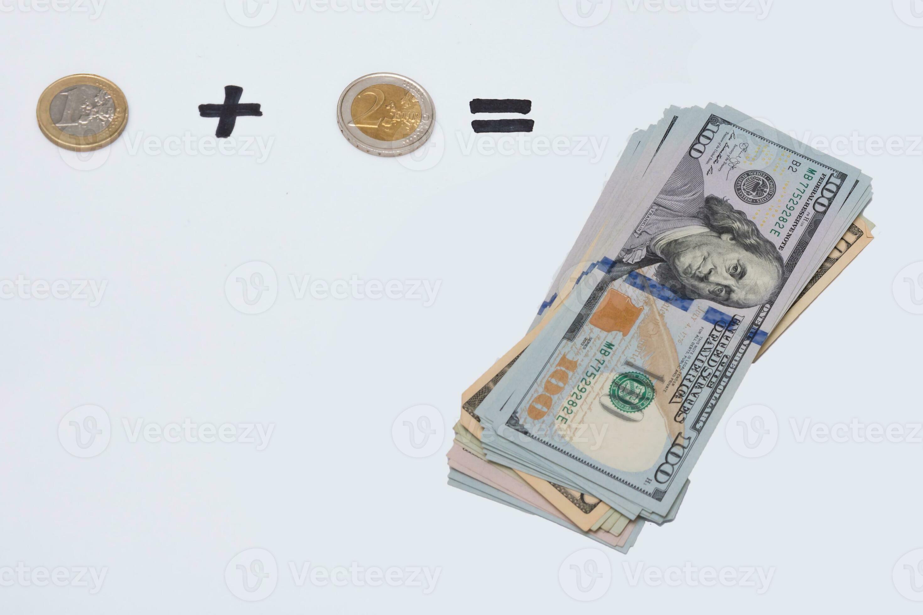 Euro Coins Equal To Stack Of Dollar Bills 24492827 Stock Photo At Vecteezy euro-coins-equal-to-stack-of-dollar-bills-24492827-stock-photo-at-vecteezy