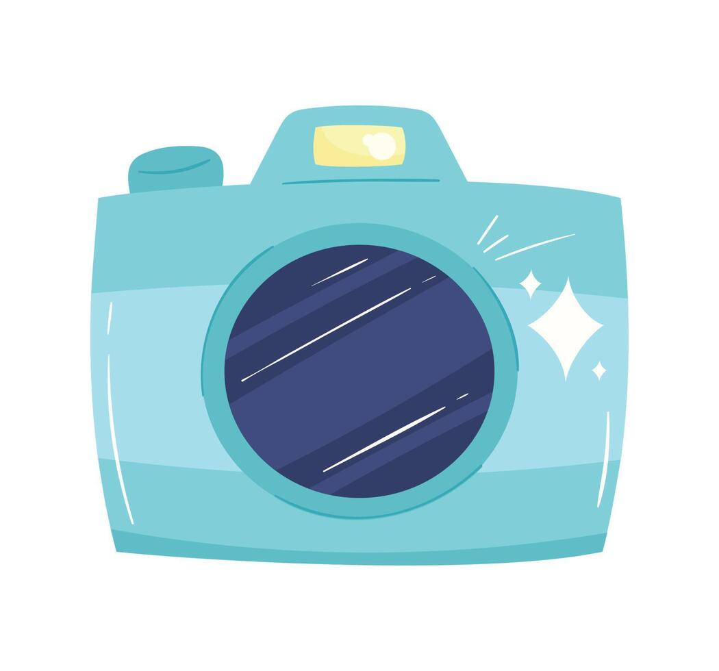 camera photographic device technology icon vector