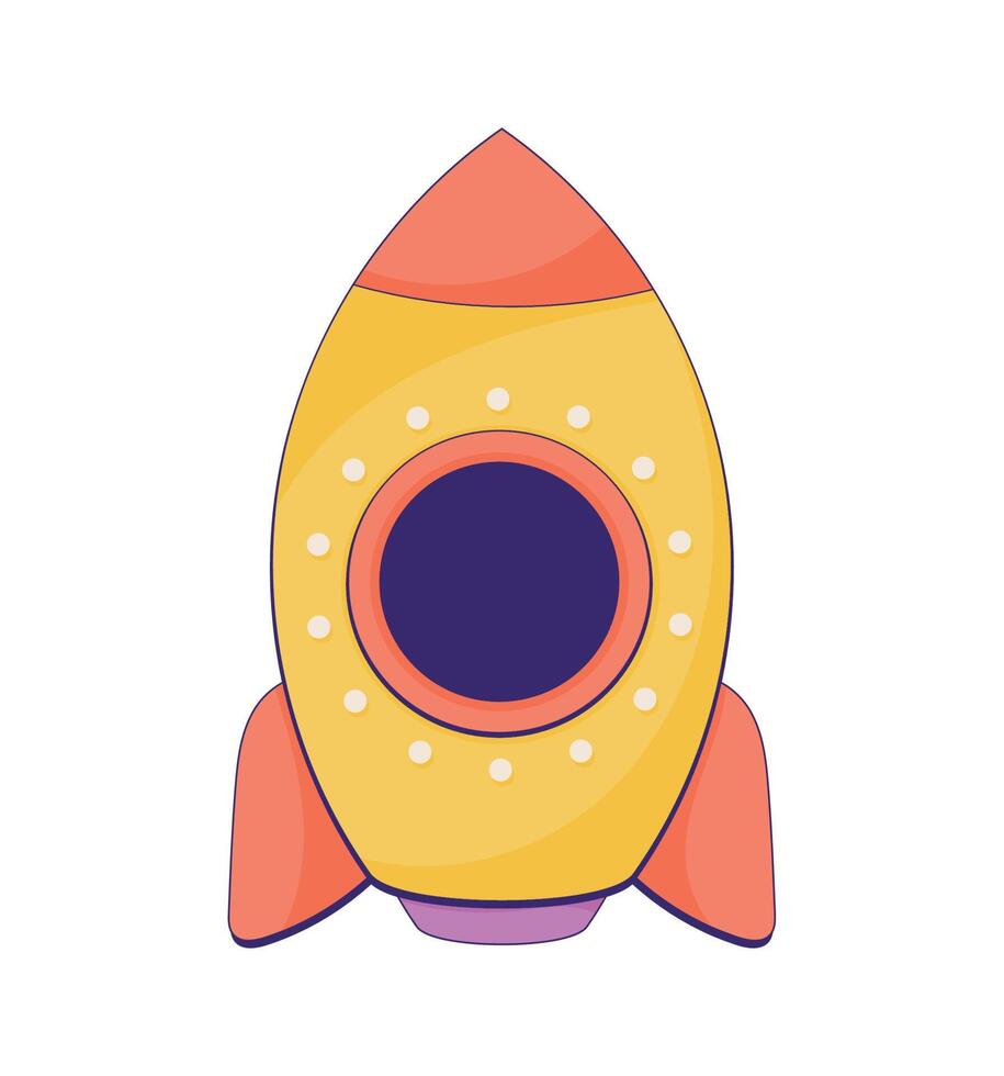 rocket launcher start up icon vector