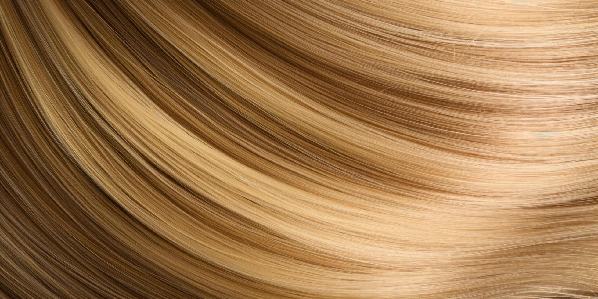 Beautiful healthy shiny hair texture photo