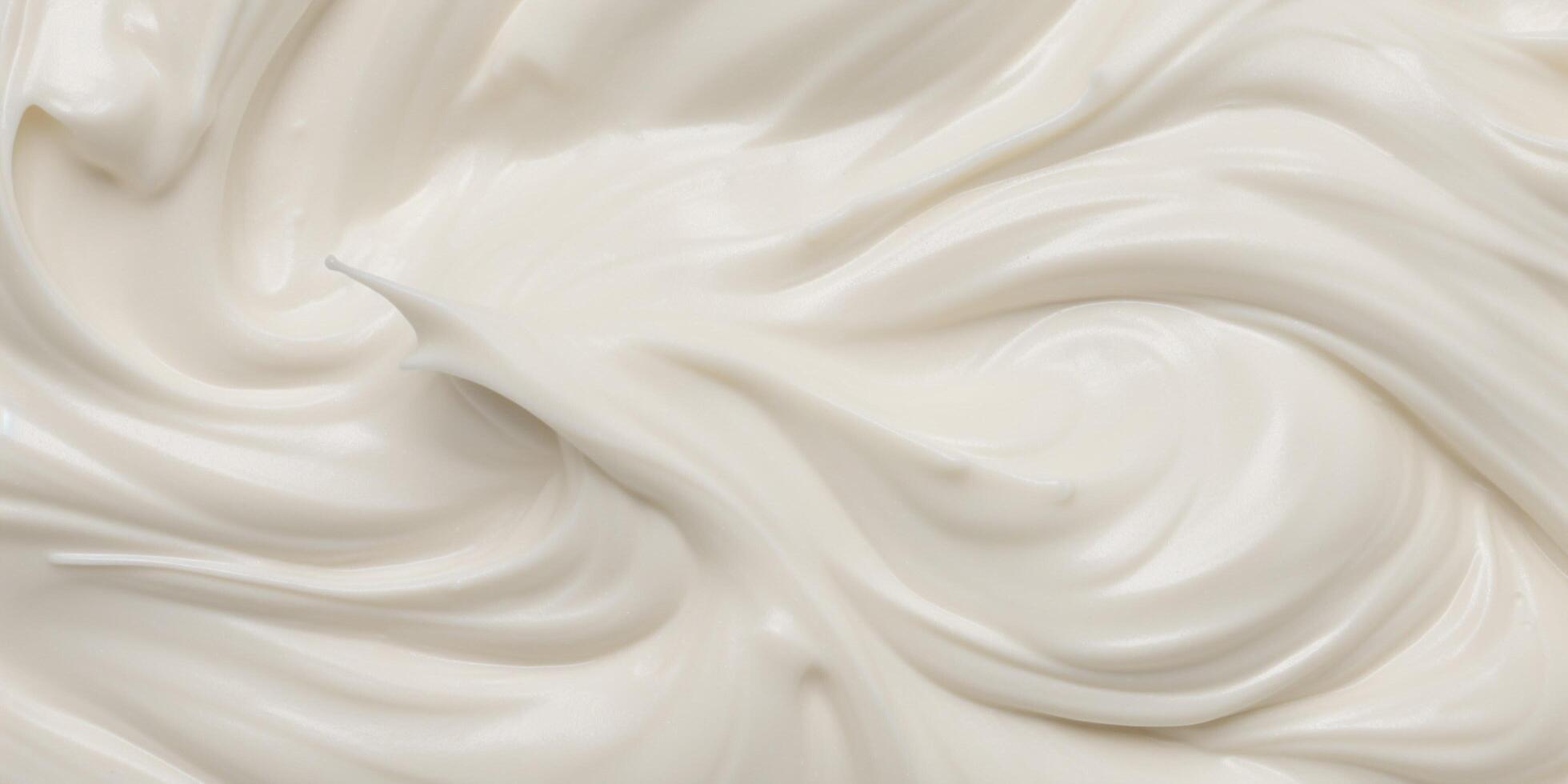 closeup of cream texture photo