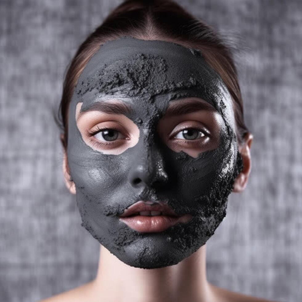 photo of Deep cleansing charcoal face mask