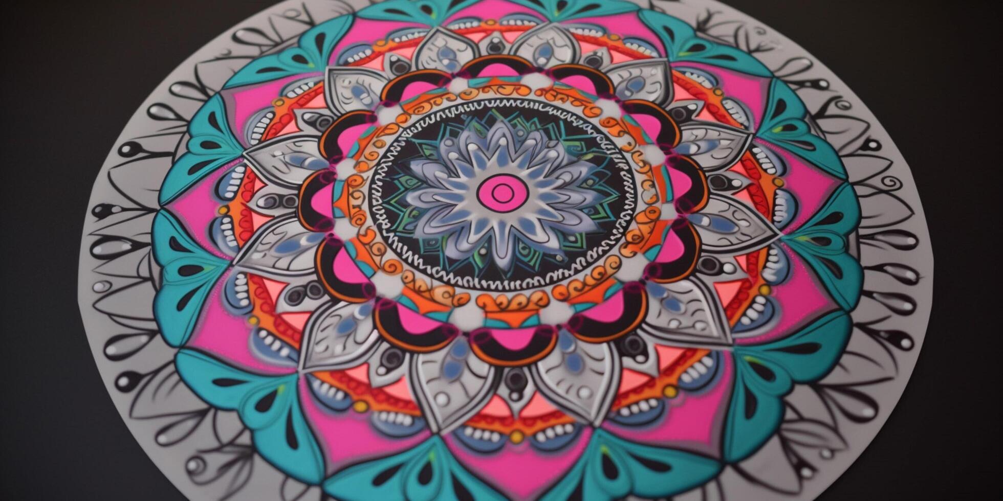 Mandal design aesthetic photo