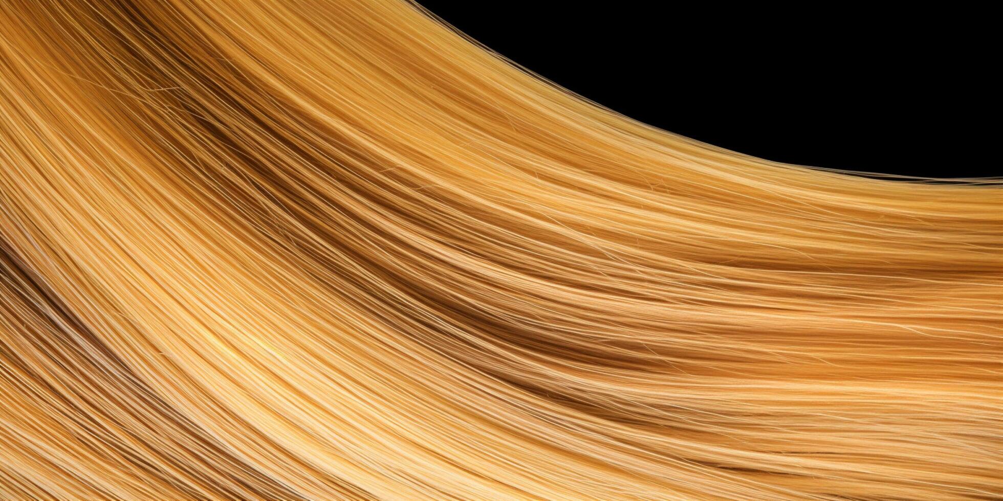 Beautiful healthy shiny hair texture photo