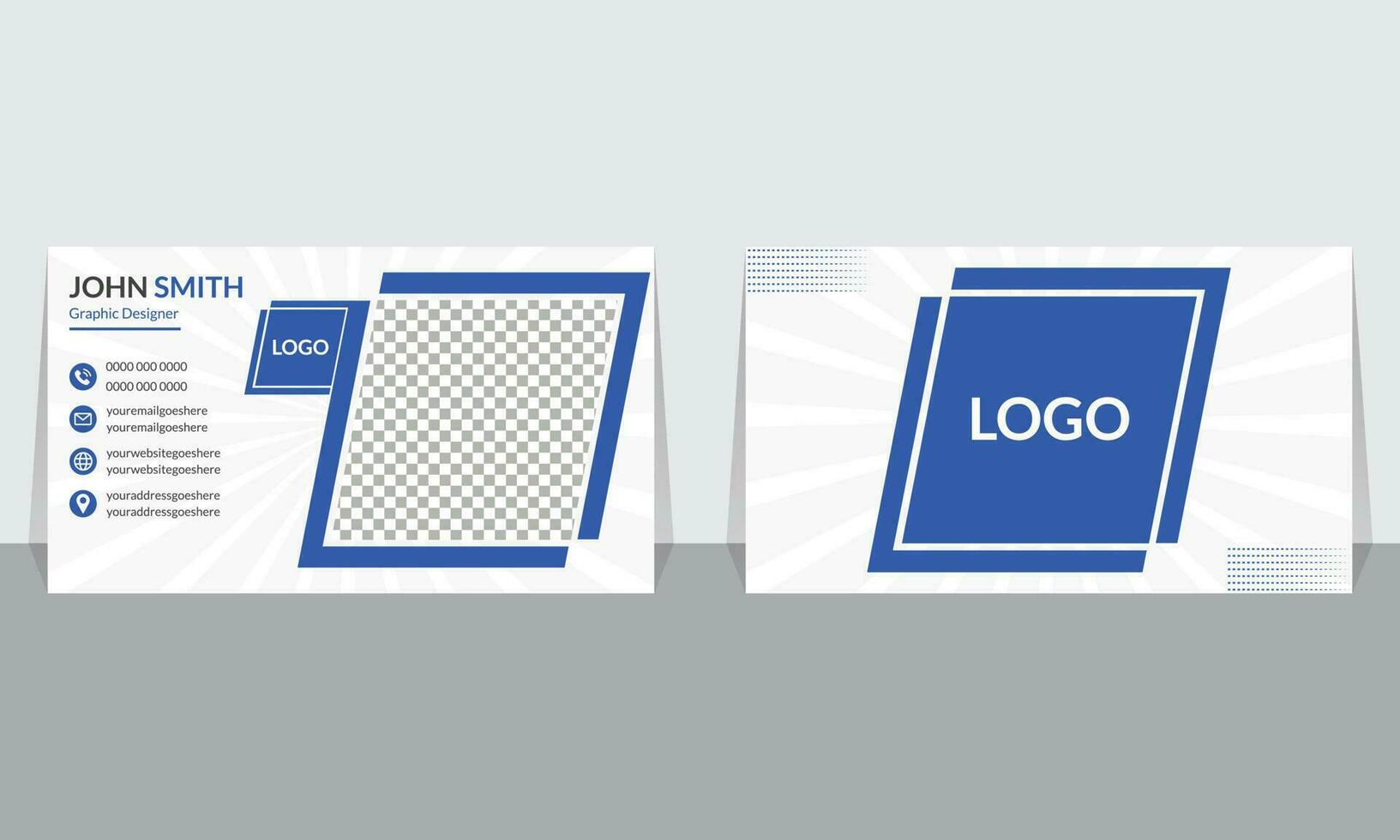 Business card design template vector