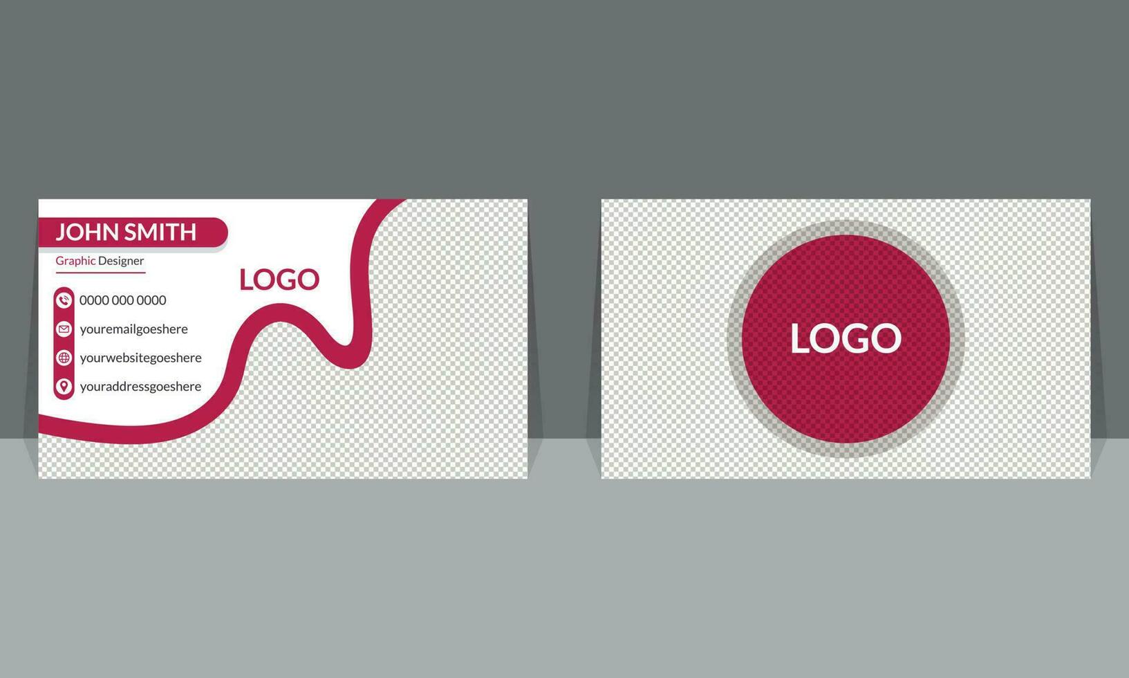 Business card design vector