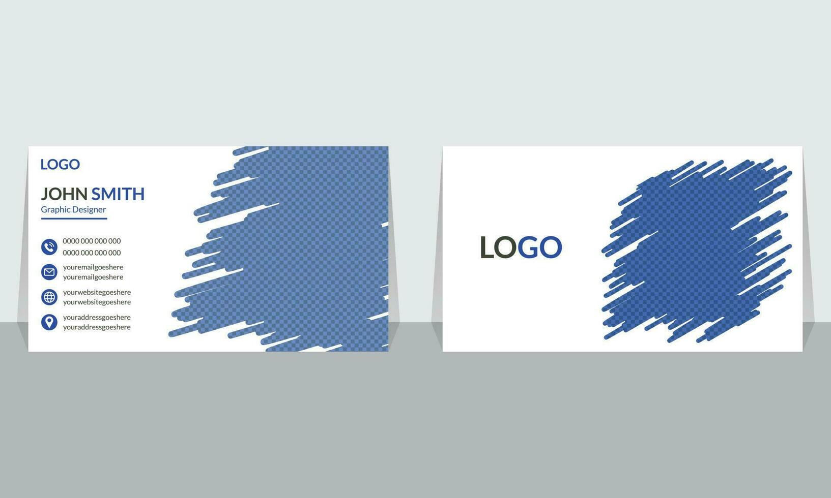 Business card design template vector