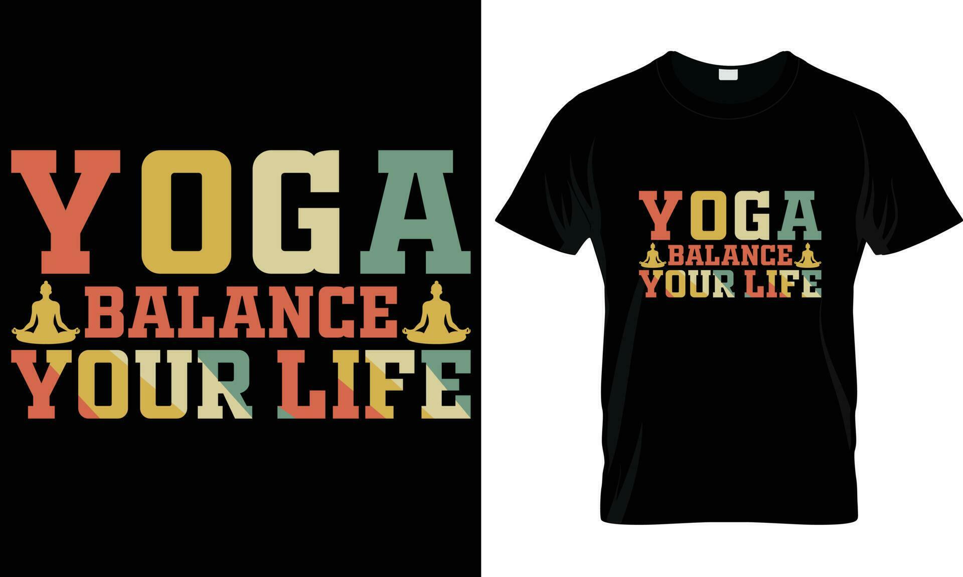 Yoga t-shirt design graphic vector. 24493897 Vector Art at Vecteezy