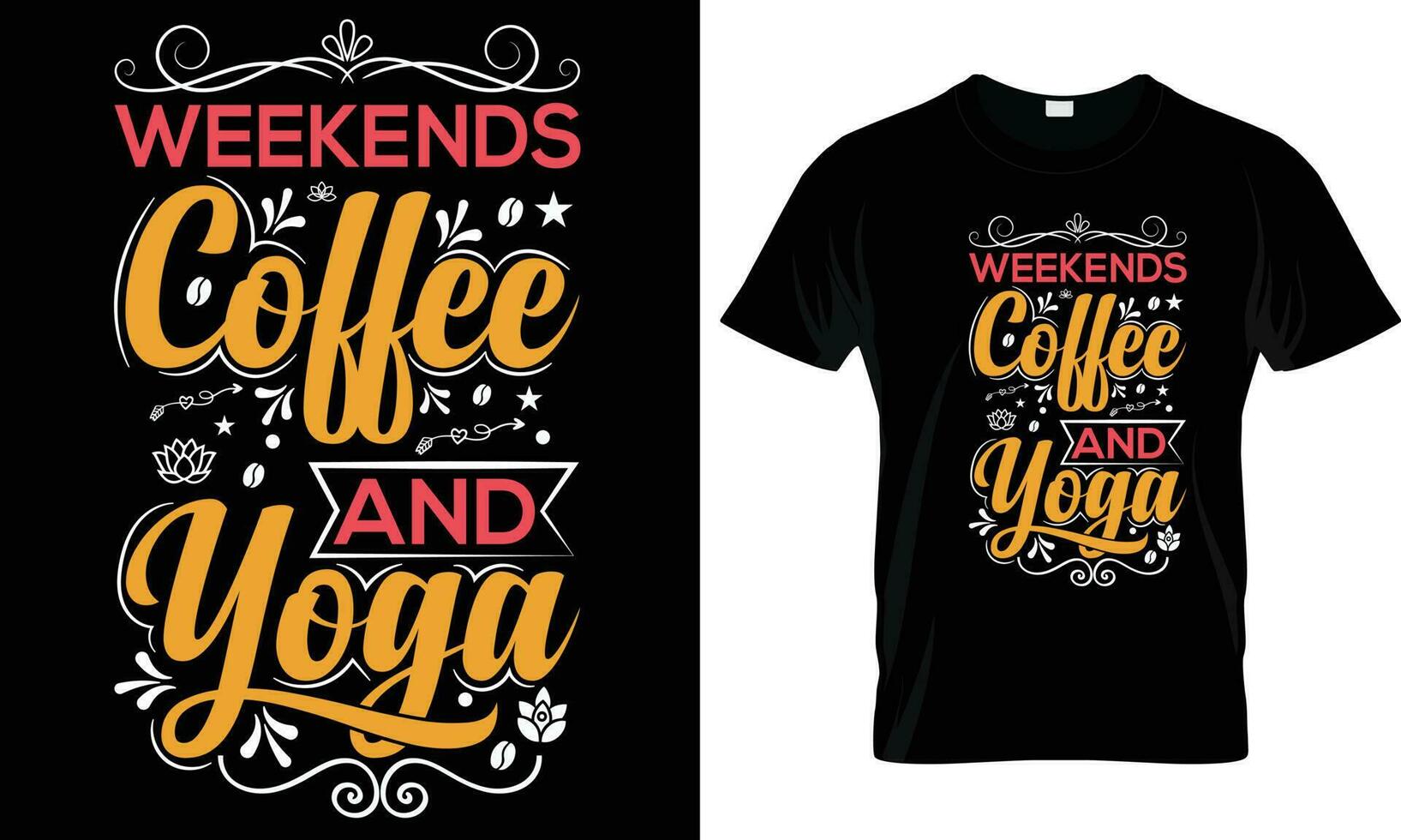 Yoga t-shirt design graphic vector. vector
