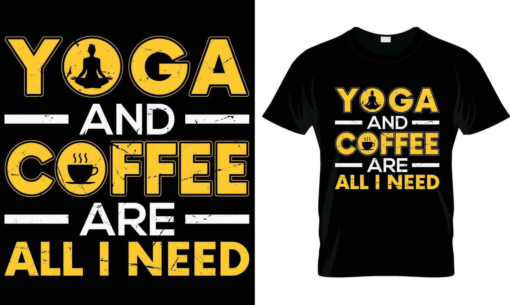 yoga camiseta diseño gráfico vector. vector