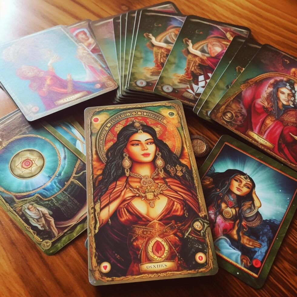 photo of Pulling oracle cards for guidance