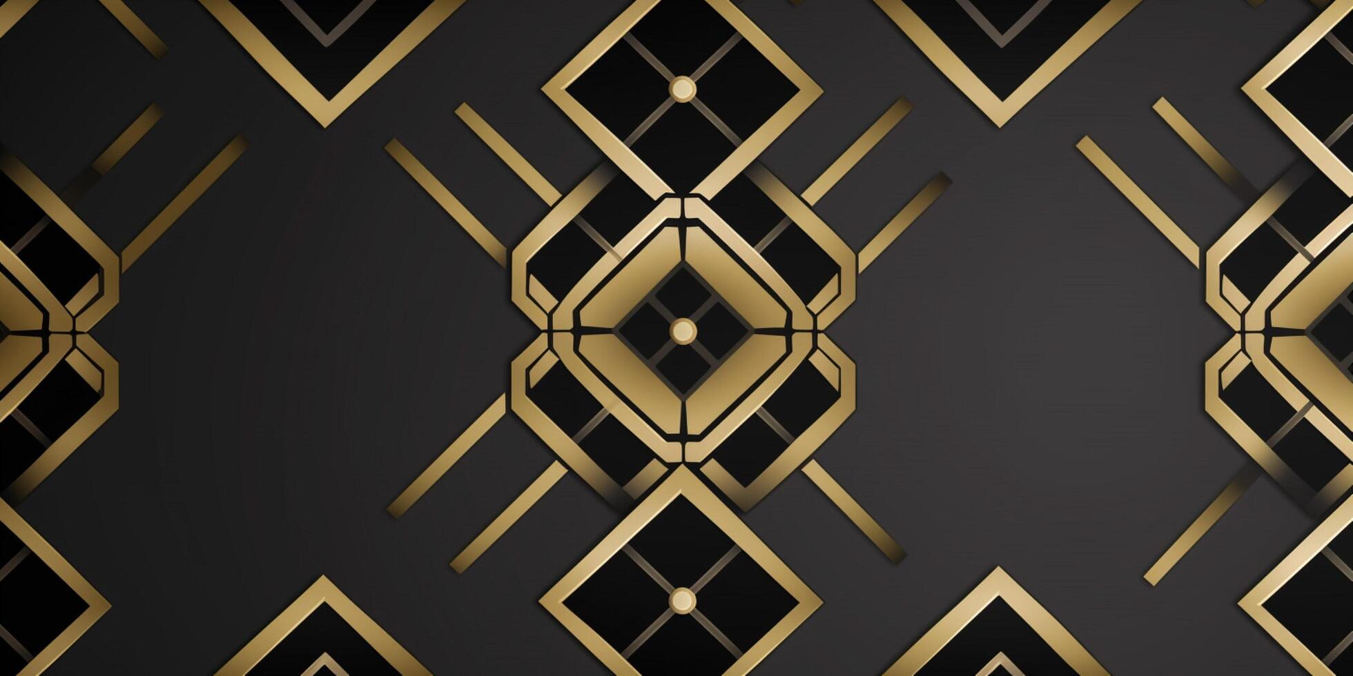 Arabic pattern blackground with black and golden photo