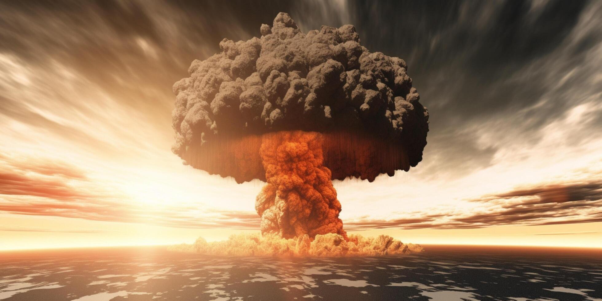 Huge nuclear bomb explosion 24494994 Stock Photo at Vecteezy