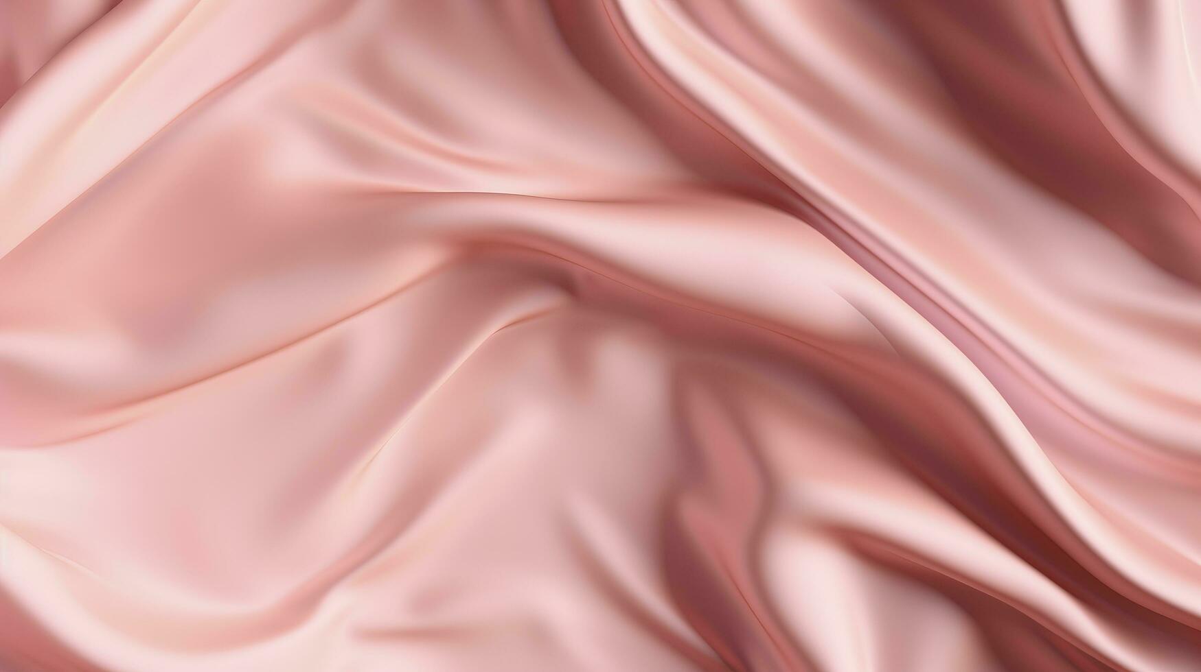Realistic rose gold silk background, bronze foil realistic texture gradient set. rose Golden metal collection, generate ai photo