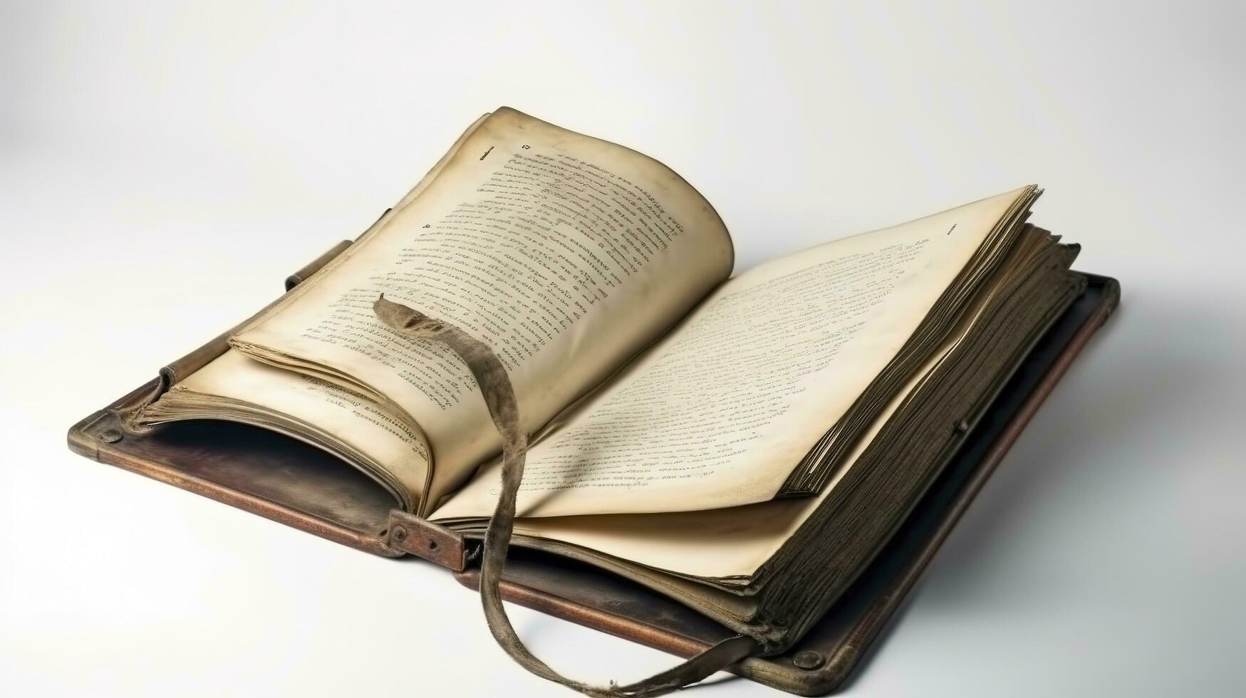 Old Bible. Isolated, generate ai photo