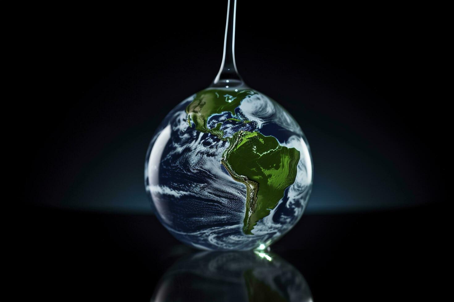 World Earth Day concept. 3d render the eco-friendly design, Save the Earth concept. April 22, concept eco Earth day, Environment Concept, generate ai photo