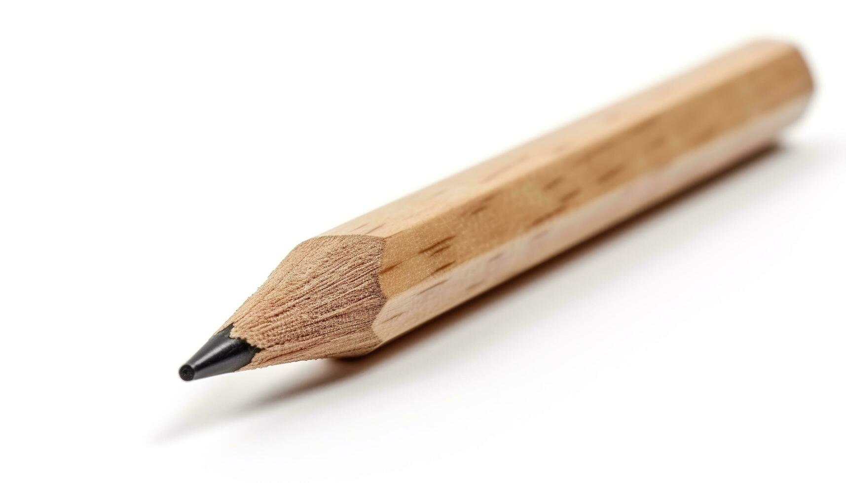 Pencil isolated on white background, generate ai photo
