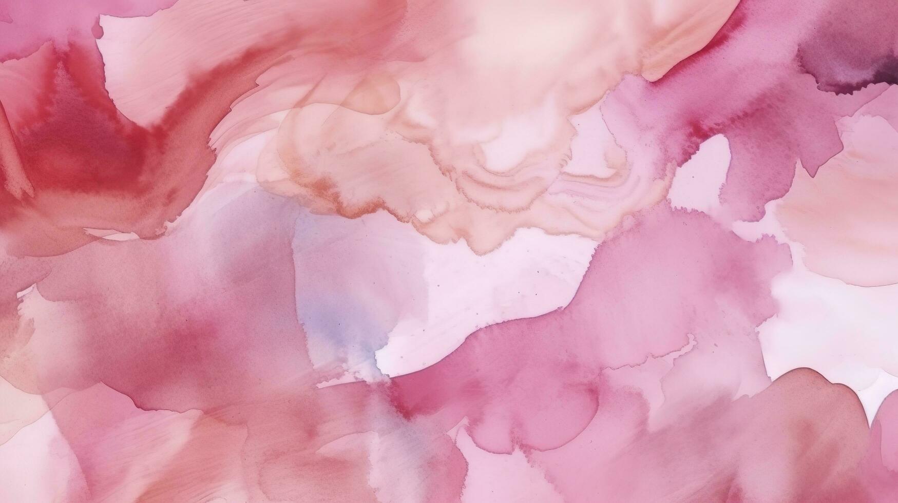 Pink gold ink luxury abstract background, marble texture, fluid art pattern wallpaper, paint mix underwater wavy spots and stains, generate ai photo