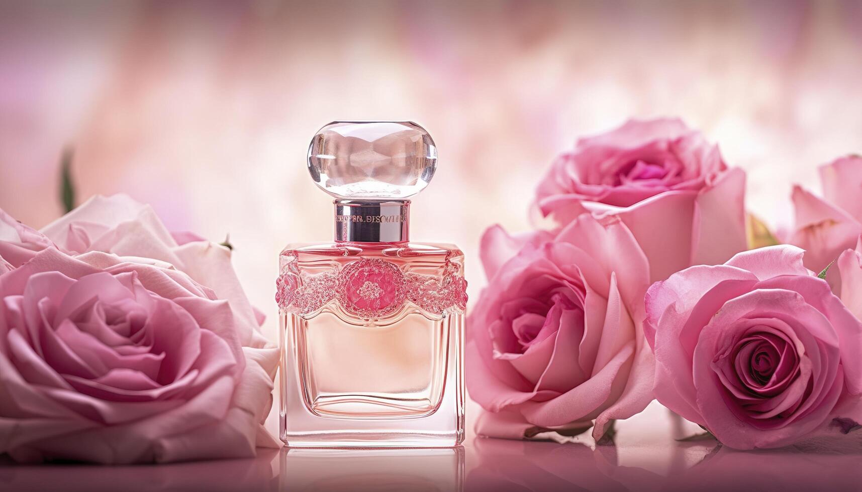 Sweet rose perfume , love romance gift anniversary , photo