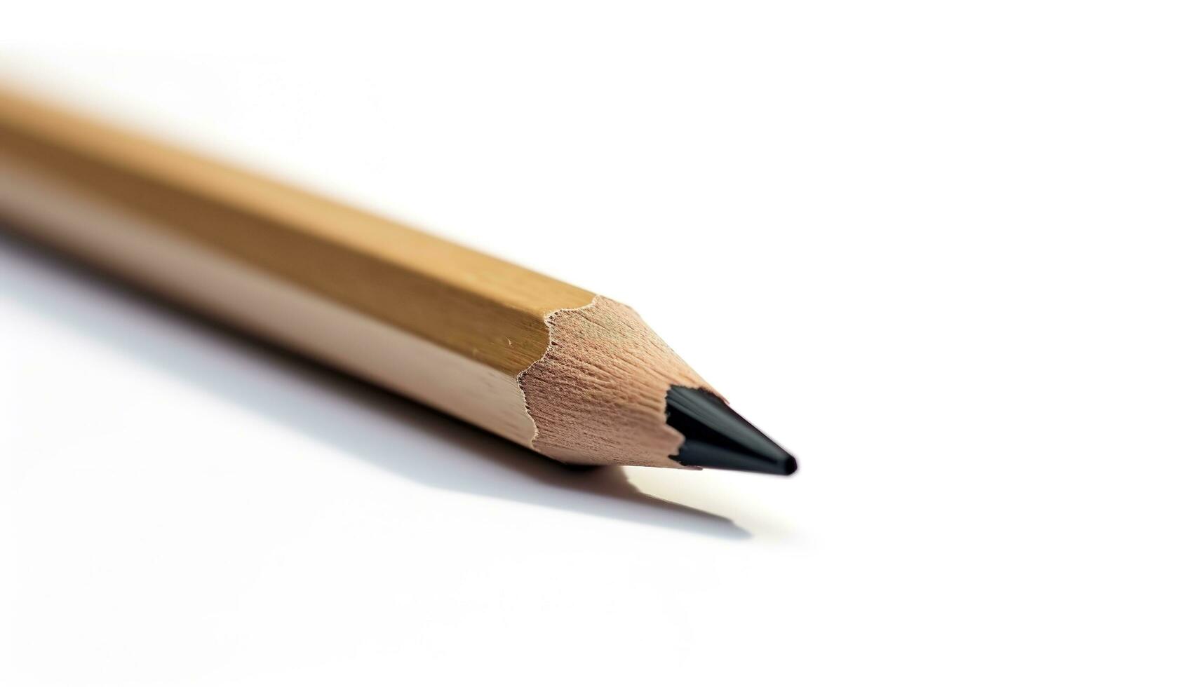 Pencil isolated on white background, generate ai photo