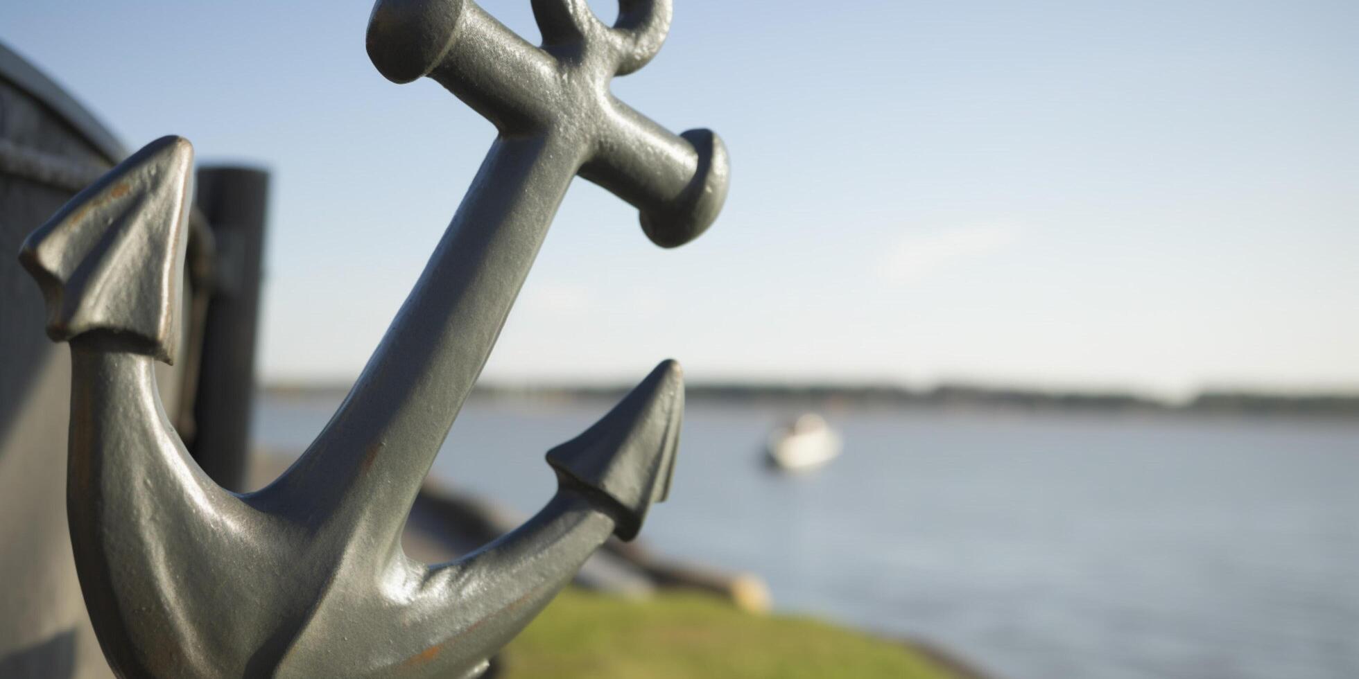 Closeup of anchor photo