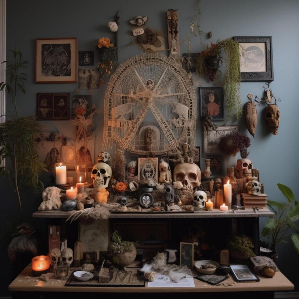 foto de edificio un altar ai generado