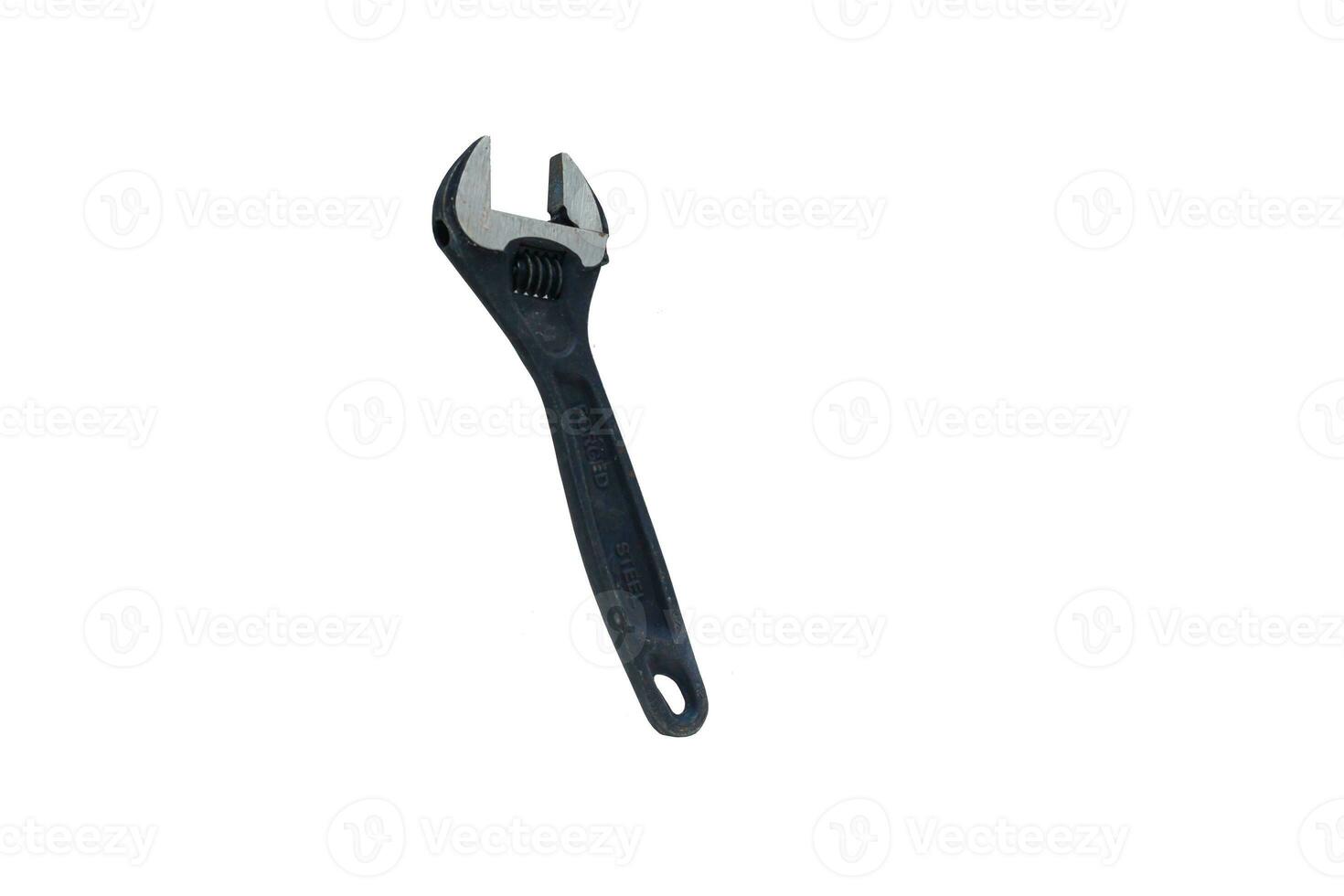 Wrench isolated on a white, adjustable spanner on a white background photo