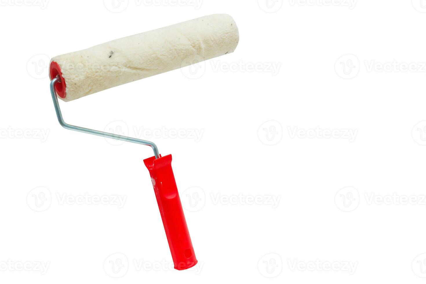 paint roller on a white background photo