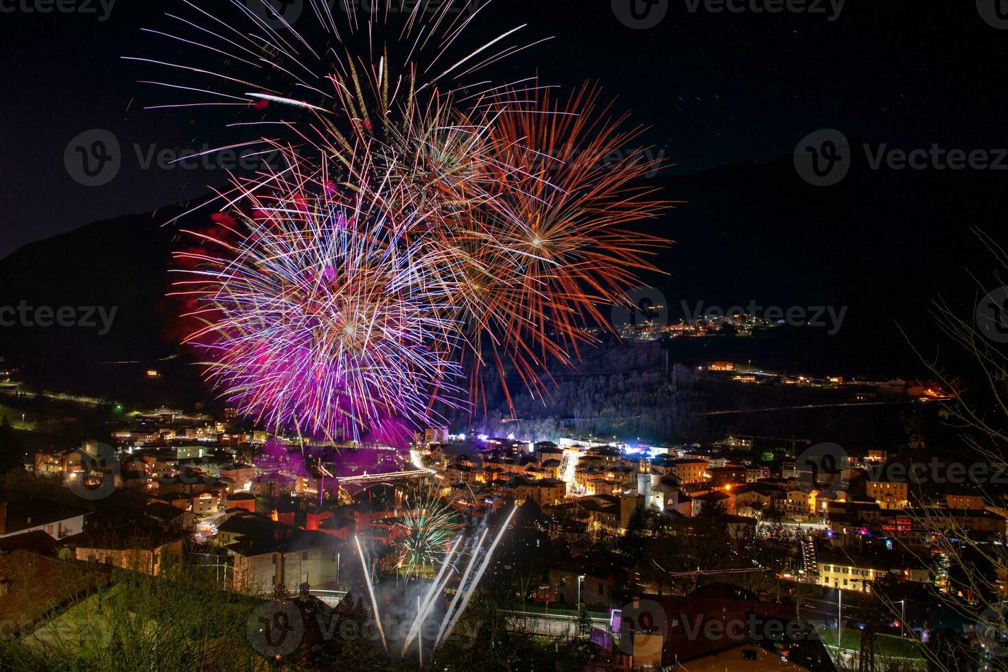 Fireworks for the patronal festival photo