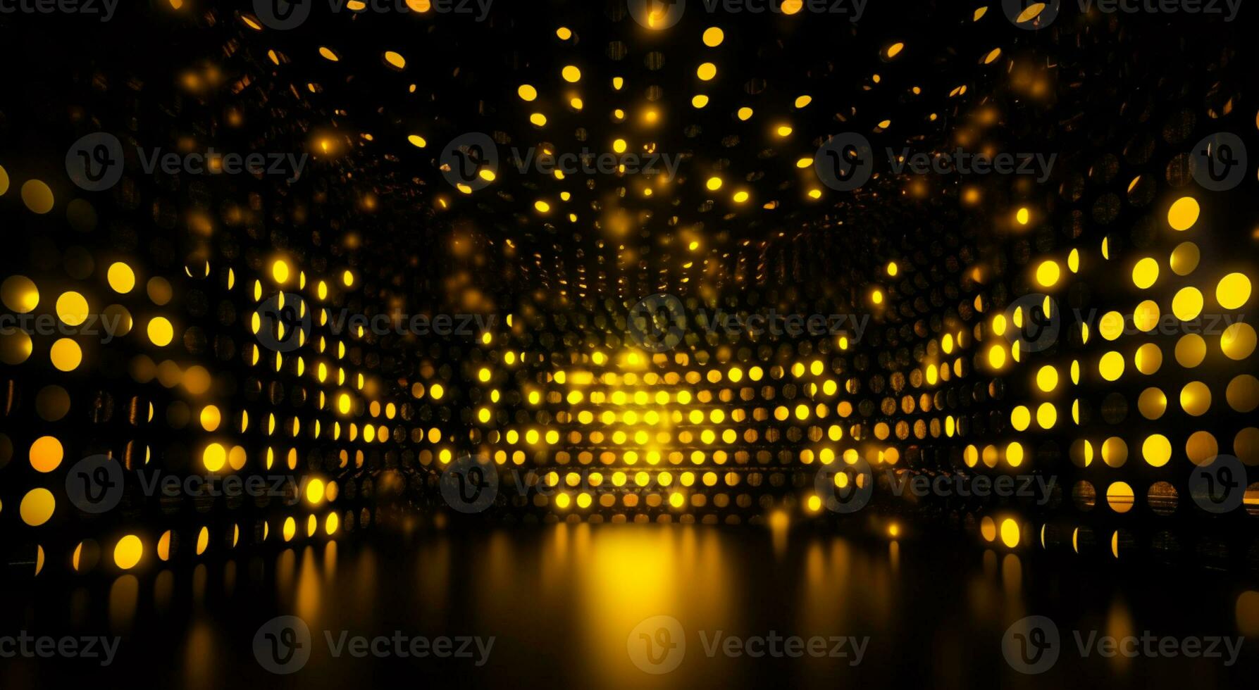 Abstract bright in the style of dark gold and yellow. Computer generated abstract holiday background. 3D illustration photo
