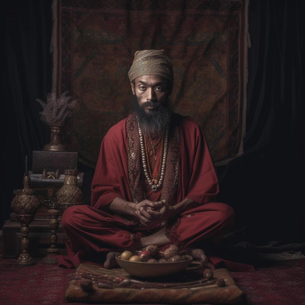 photo of Reciting mantras