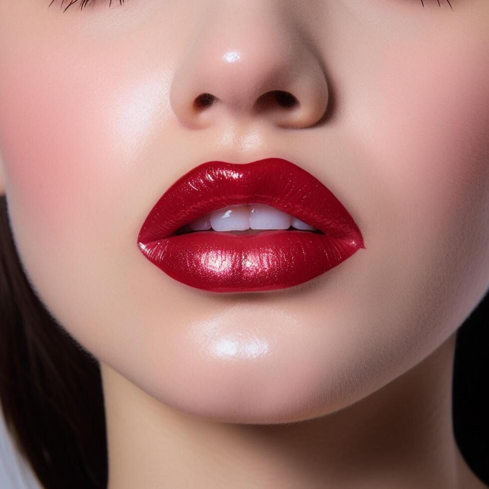 photo of Glossy Lipstick Finish