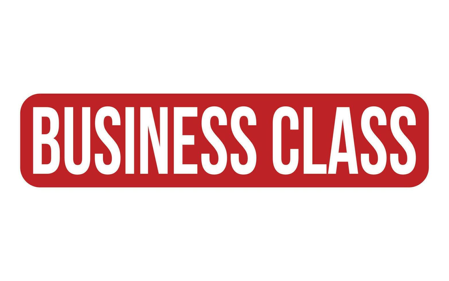 Business Class Rubber Stamp Seal Vector