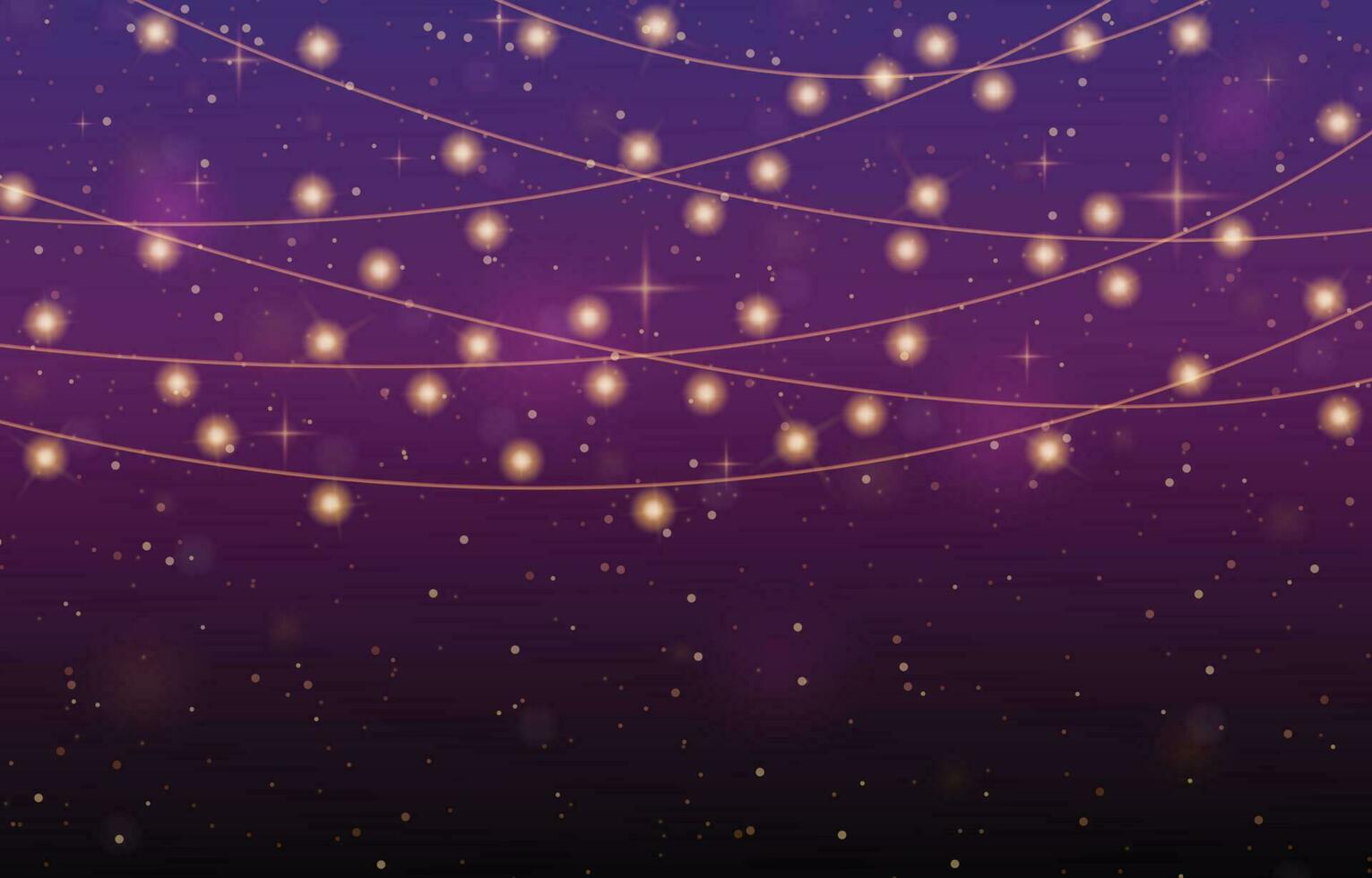 Purple Fairy Light Background vector