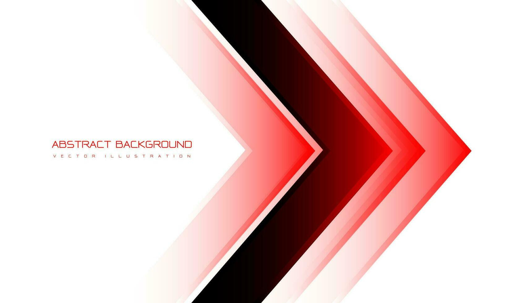Abstract red arrow direction geometric on white blank space design modern luxury technology futuristic creative background vector