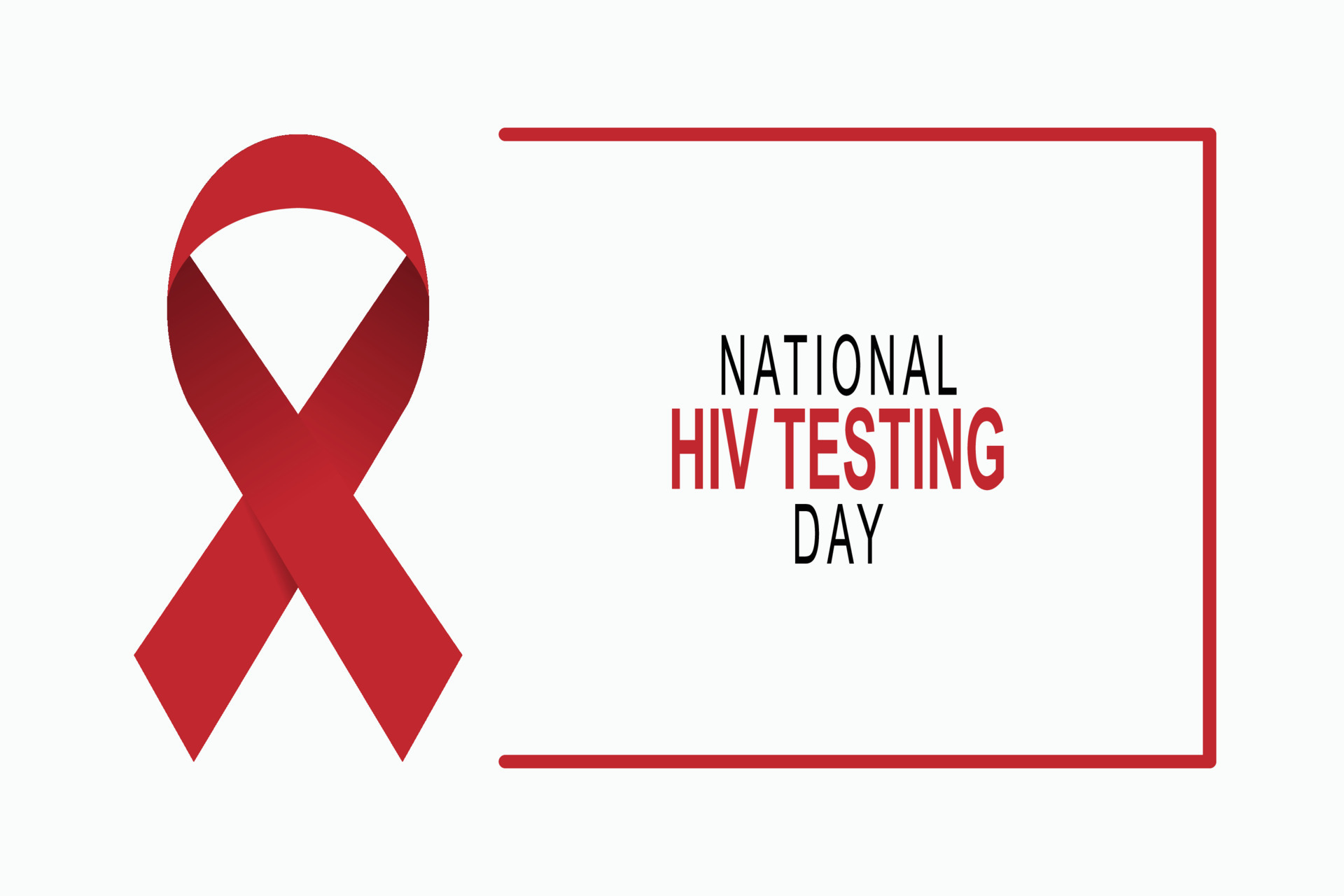 National HIV Testing Day background. 24499141 Vector Art at Vecteezy