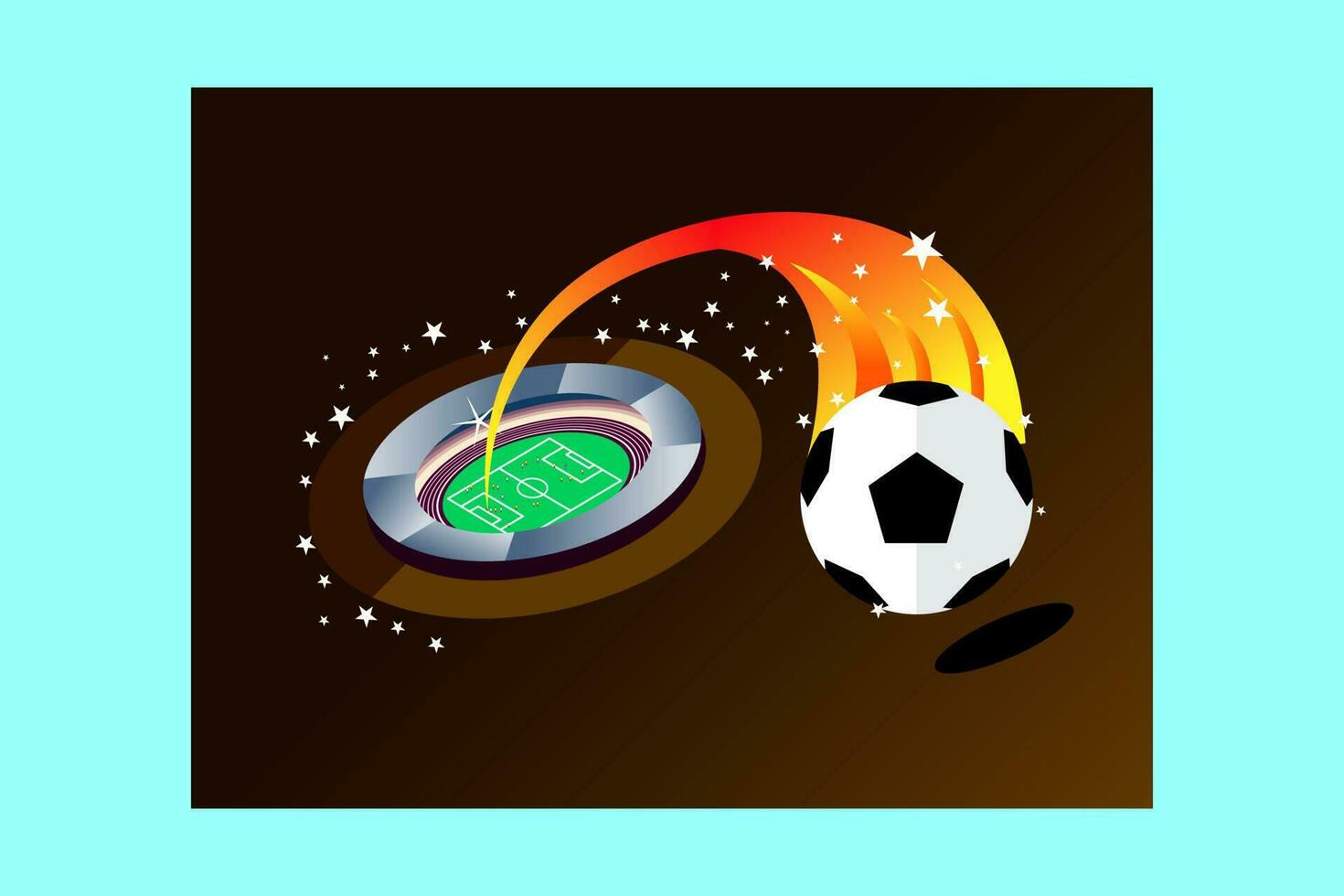 Football world cup background vector